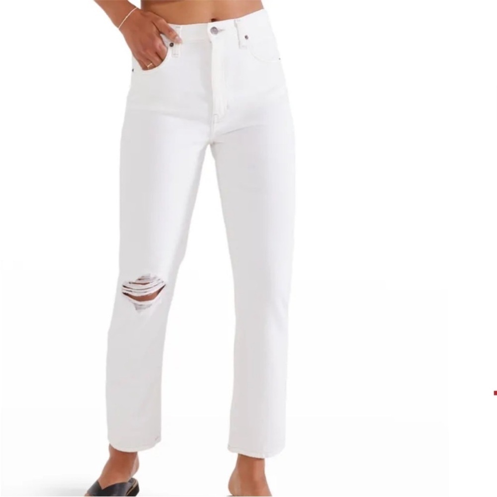 Etica • Finn Slim Straight Women's White Jeans